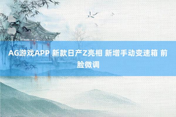 AG游戏APP 新款日产Z亮相 新增手动变速箱 前脸微调