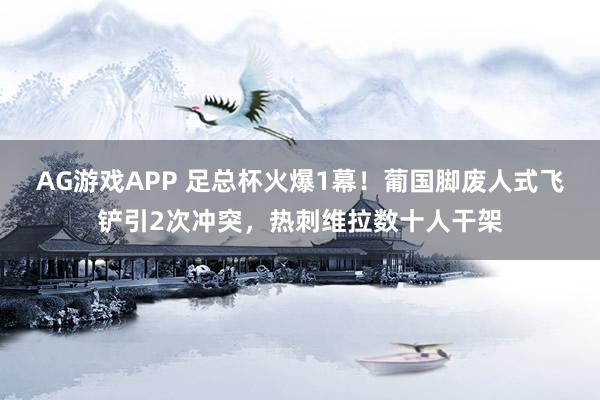 AG游戏APP 足总杯火爆1幕！葡国脚废人式飞铲引2次冲突，热刺维拉数十人干架