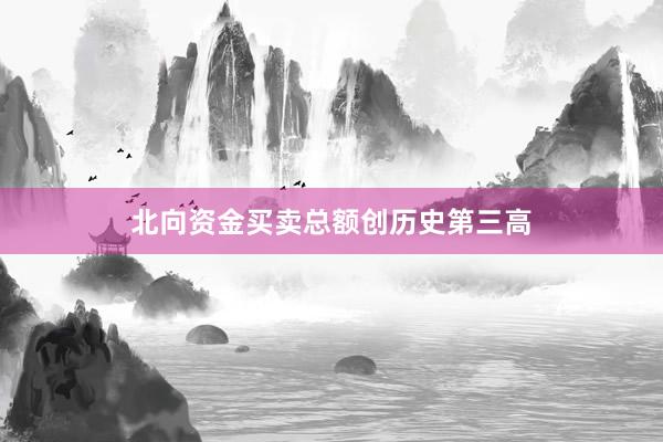 北向资金买卖总额创历史第三高